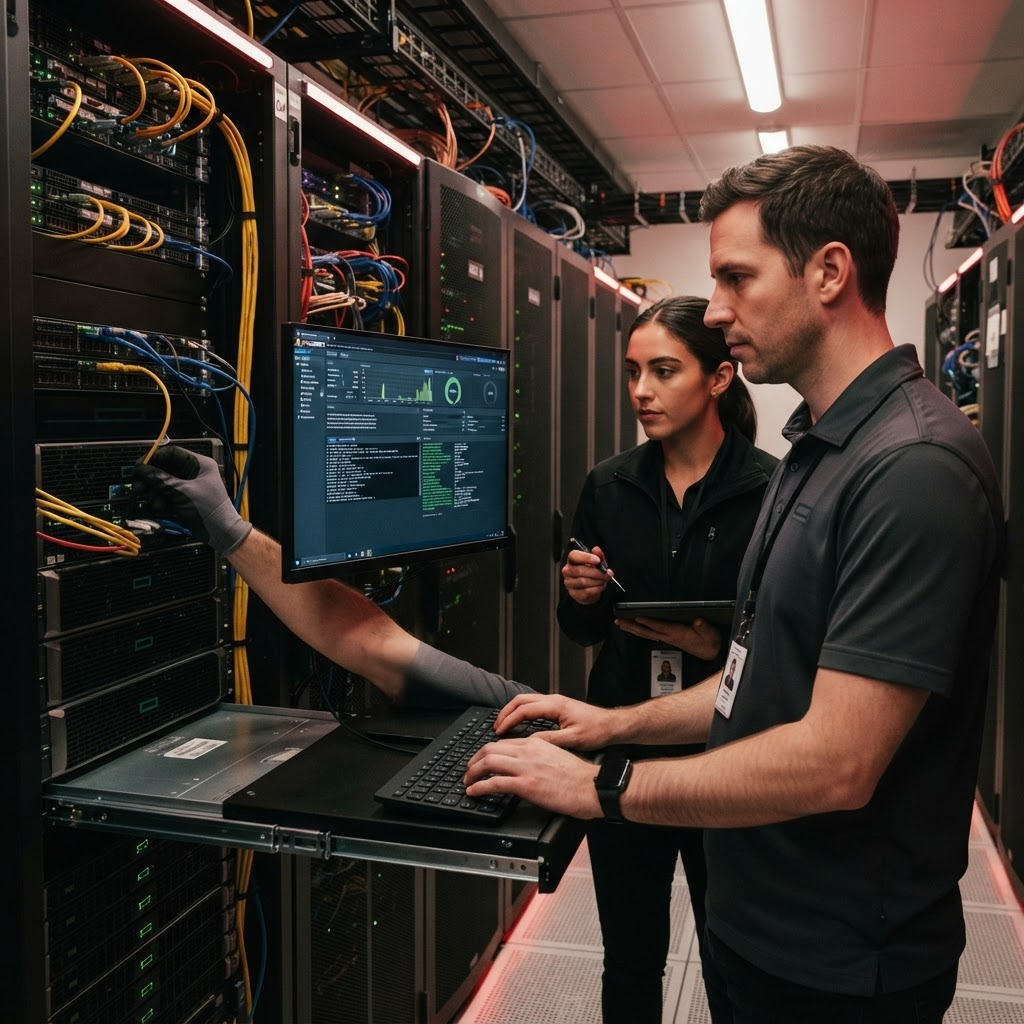 Open-source infrastructure installation in a server lab